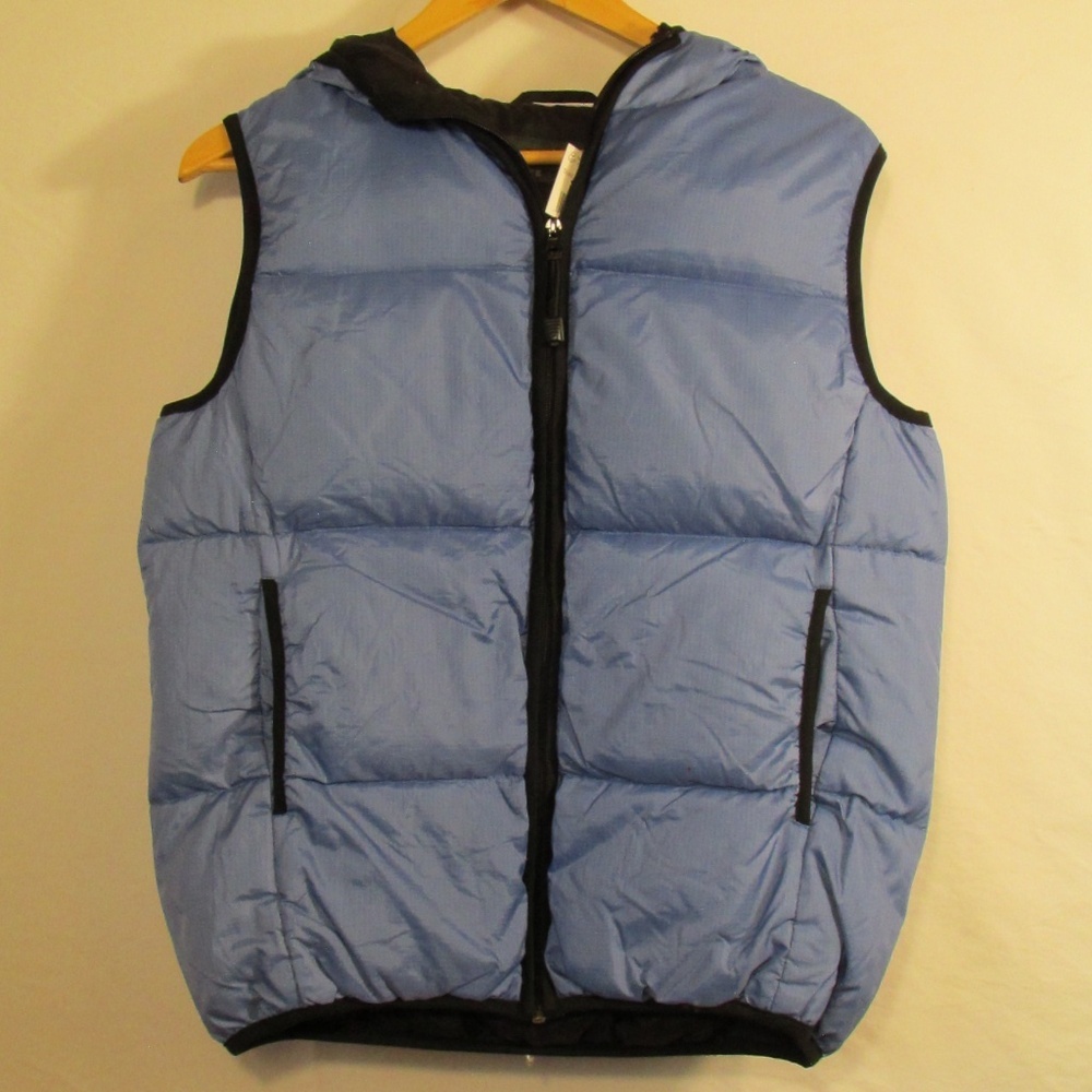 Free Country Puffer Vest in a blue quilted design